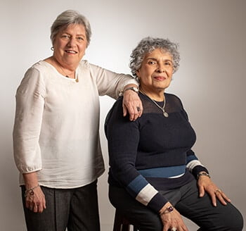 Amanda Rubilar y María Teresa Rossi